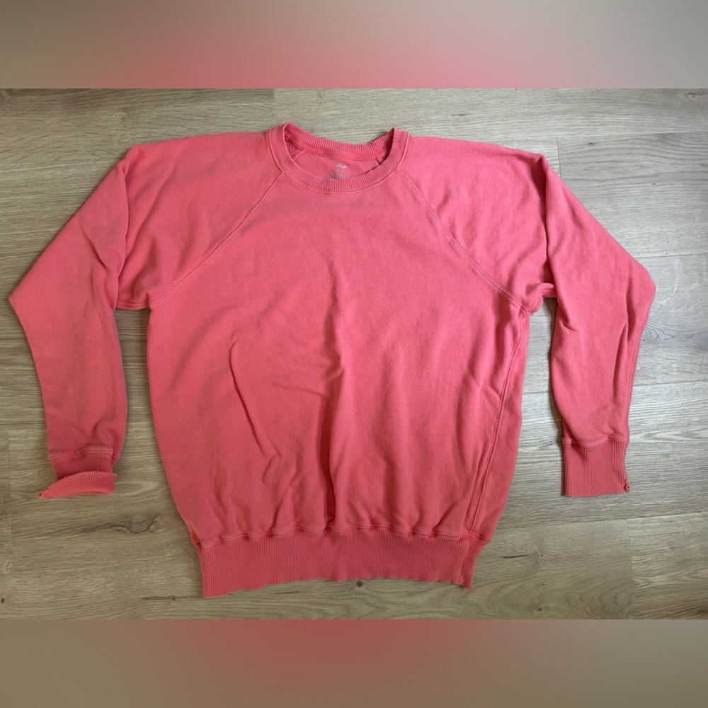 Aerie oversized sweatshirt coral size small